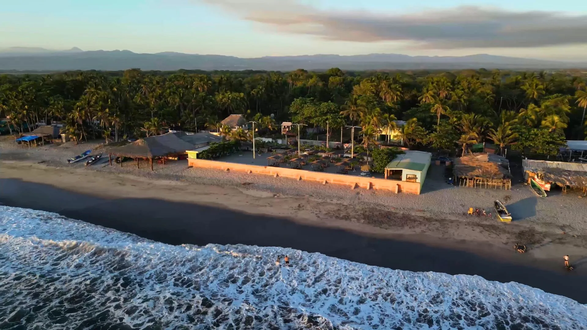 Vista aérea de Playa La Zunganera